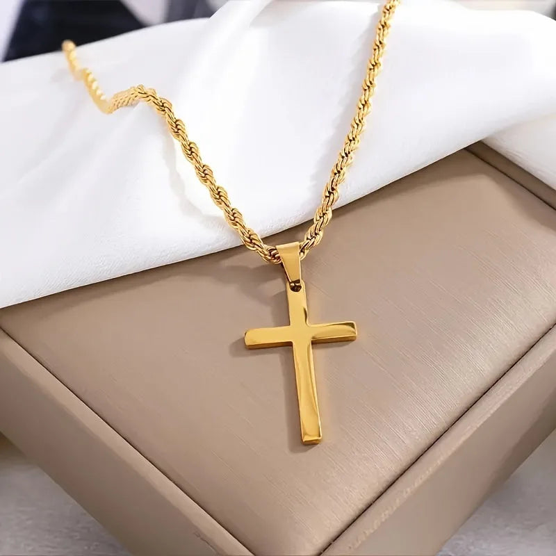 Gold Cross Necklace