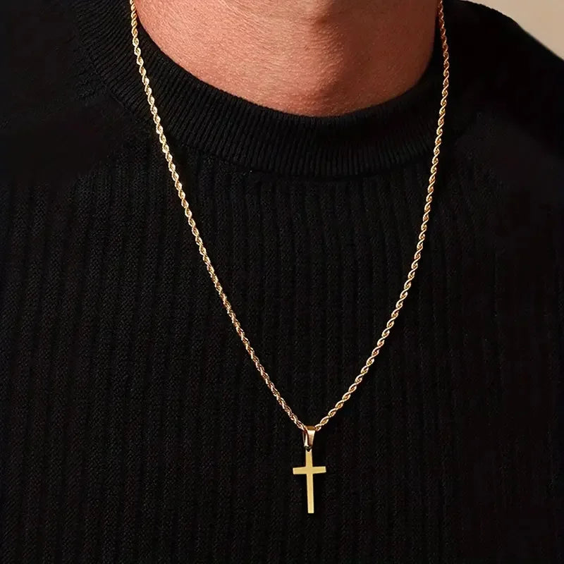 Gold Cross Necklace