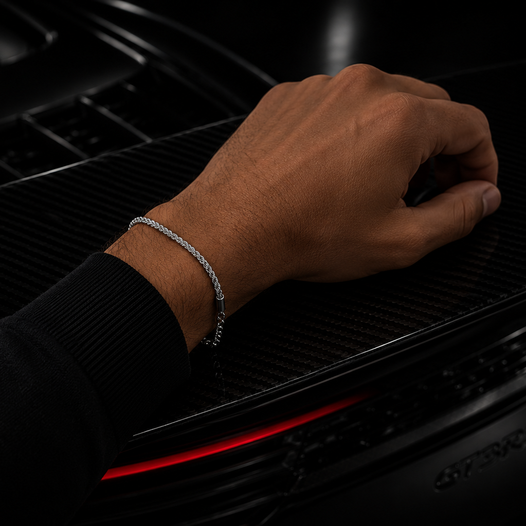 Braided Stainless Steel Bracelet