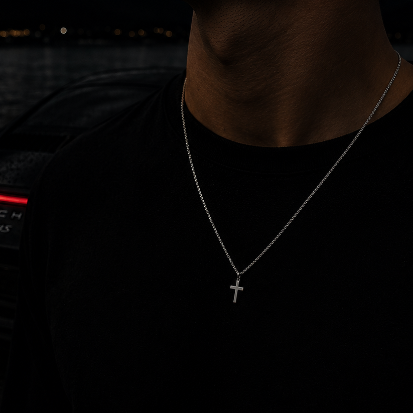 Silver Cross Necklace