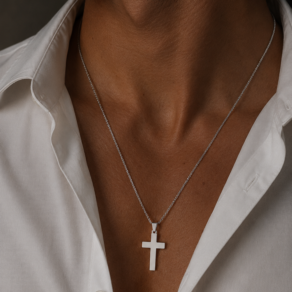 Silver Cross Necklace