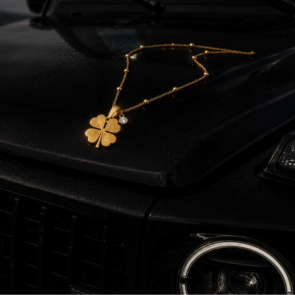 Gold Clover Necklace